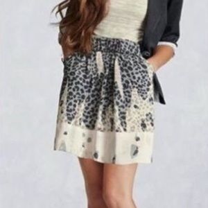 CAbi Animal print skirt